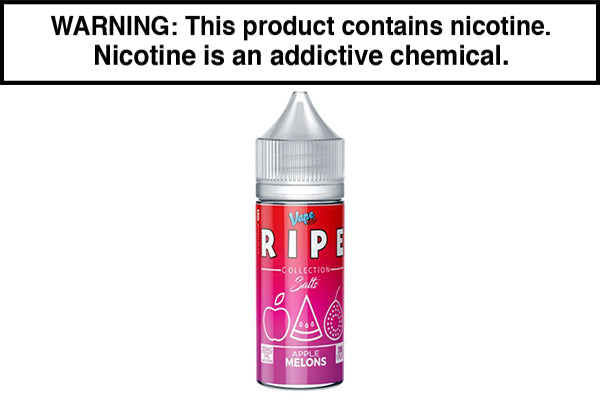 APPLE MELONS BY VAPE 100 RIPE SALTS 30ML