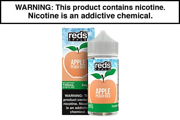 Peach Apple Iced by Reds E Juice 60ML/100ML - Vape Juice