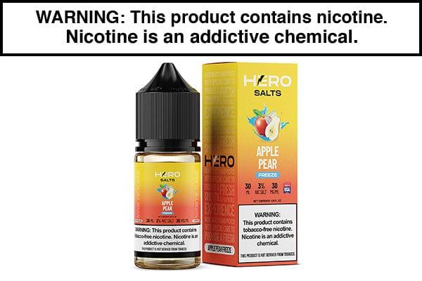 APPLE PEAR FREEZE BY HERO SALTS 30ML - Vape Juice