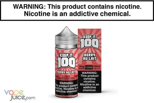 Berry Au Lait by Keep It 100 - 100ML - Vape Juice