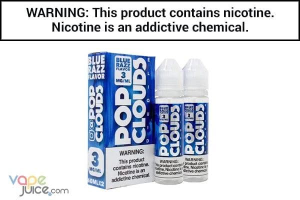 BLUE RAZZ BY POP CLOUDS 120ML - Vape Juice
