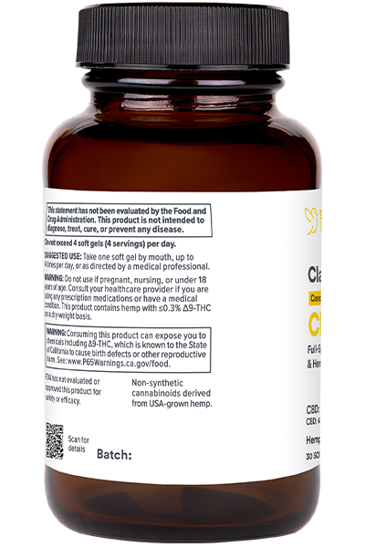Bluebird Botanicals Classic CBD Oil Capsules - Vape Juice