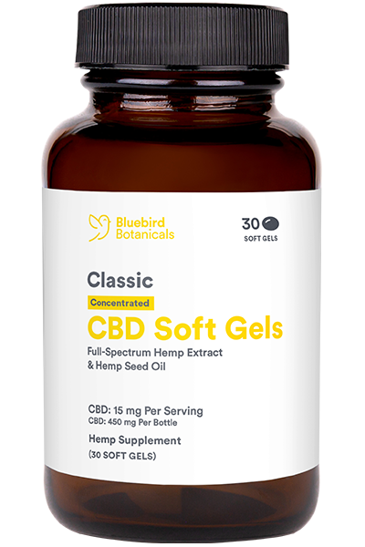 Bluebird Botanicals Classic CBD Oil Capsules - Vape Juice