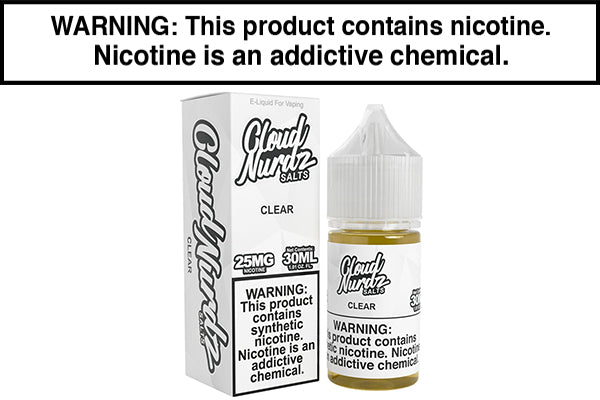 CLEAR BY CLOUD NURDZ SALT 30ML