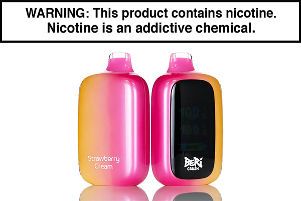 BERI CRUSH 50K DISPOSABLE VAPE - 50,000 PUFFS Strawberry Cream