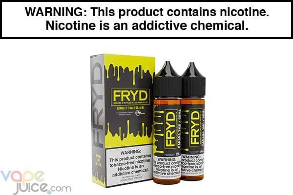 Banana by FRYD E Liquid TFN - 100ML Tobacco Free - Vape Juice