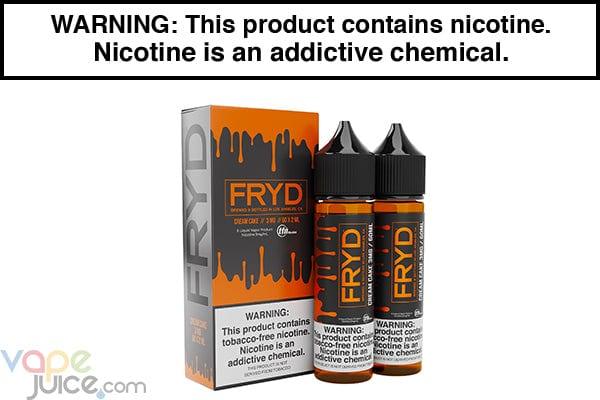 Cream Cake by FRYD E Liquid TFN - 120ML Tobacco Free - Vape Juice
