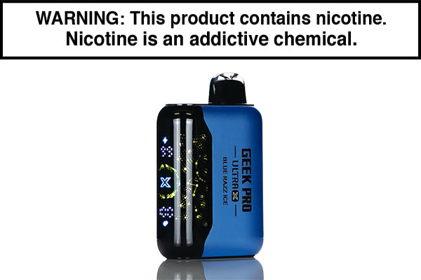 GEEK PRO ULTRA X 45K DISPOSABLE VAPE - 45,000 PUFFS Blue Razz Ice