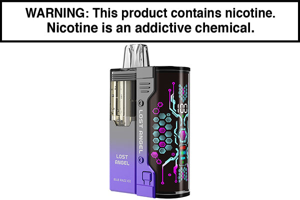 LOST ANGEL MATE 50K DISPOSABLE VAPE - 50,000 PUFFS Blue Razz Ice
