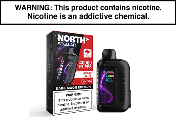 NORTH STELLAR 40K DISPOSABLE VAPE - 40,000 PUFFS Berry Bliss