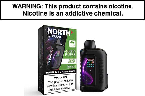 NORTH STELLAR 40K DISPOSABLE VAPE - 40,000 PUFFS Crazy Melon