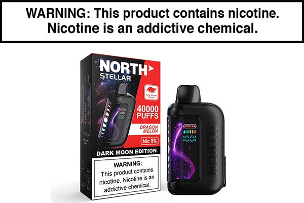 NORTH STELLAR 40K DISPOSABLE VAPE - 40,000 PUFFS Dragon Melon