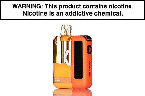 OFF STAMP X CUBE 35K DISPOSABLE VAPE KIT - CRYSTAL EDITION Maui Punch
