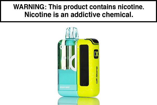 OFF STAMP X CUBE 35K DISPOSABLE VAPE KIT - CRYSTAL EDITION Miami Mint