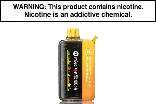 PYNE POD BOOST PRO MAX 30K DISPOSABLE VAPE - 30,000 PUFFS Strawberry Banana