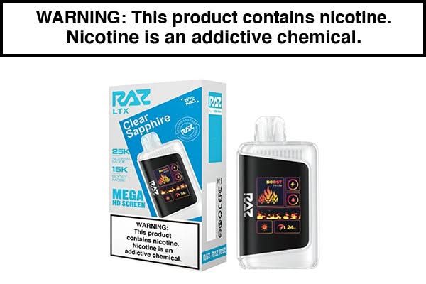 RAZ LTX 25K DISOSABLE VAPE - $14.95 - Vape Juice
