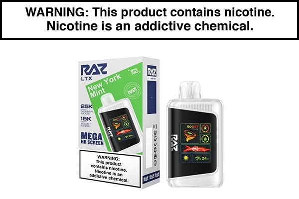 RAZ LTX 25K DISOSABLE VAPE - $14.95 - Vape Juice