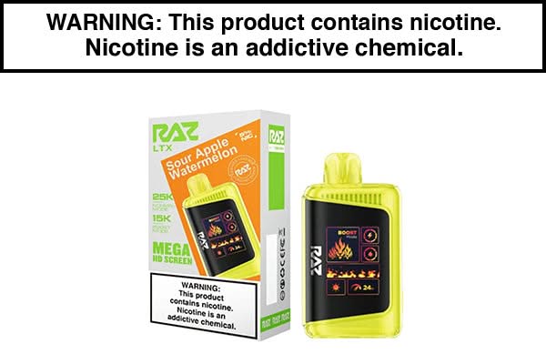RAZ LTX 25K DISOSABLE VAPE - $14.95 - Vape Juice