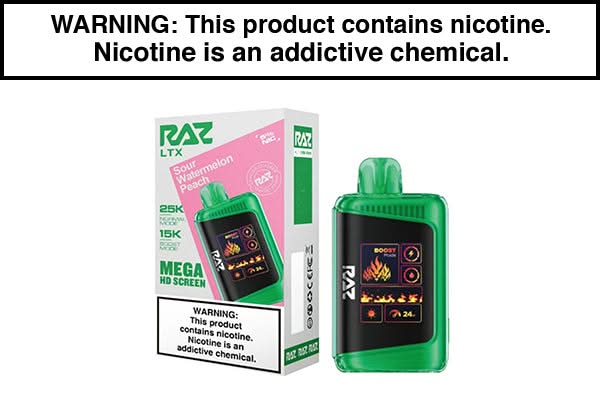 RAZ LTX 25K DISOSABLE VAPE - $14.95 - Vape Juice