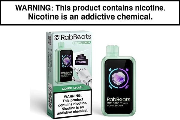 RABBEATS RC10000 TOUCH DISPOSABLE VAPE - 10,000 PUFFS Mount Splash