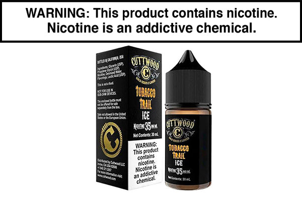 TOBACCO TRAIL ICE BY CUTTWOOD SALT 30ML
