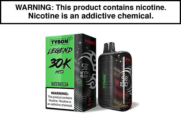 TYSON 2.0 LEGEND 30K DISPOSABLE VAPE - $16.49 - Vape Juice
