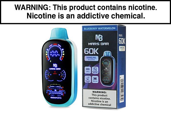 VRK MARS BAR 60K DISPOSABLE VAPE - 60,000 PUFFS Blueberry Watermelon