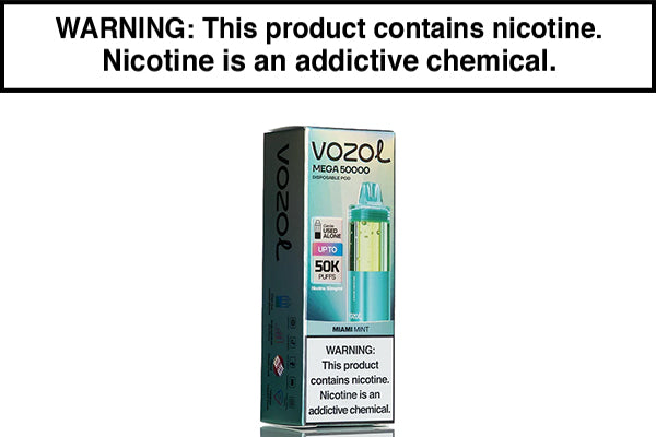VOZOL MEGA 50K DISPOSABLE VAPE POD Miami Mint