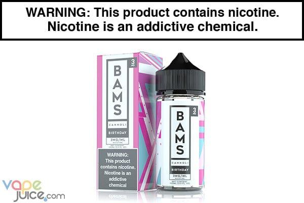 Birthday Cannoli by Bam's Cannoli - 100ml - Vape Juice