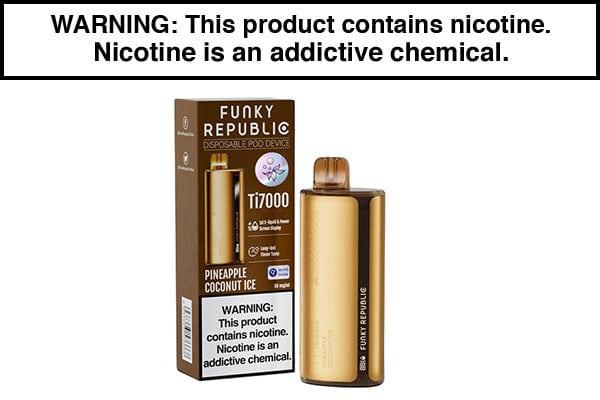 Funky Lands Ti7000 Disposable Vapes 12.8ML 7000 Puffs - $13.89 - Vape Juice