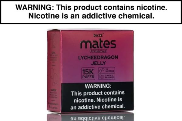 7 DAZE CLICKMATE MATES RECHARGE DISPOSABLE VAPE PODS - 15,000 PUFFS (2 PACK) - Image 15