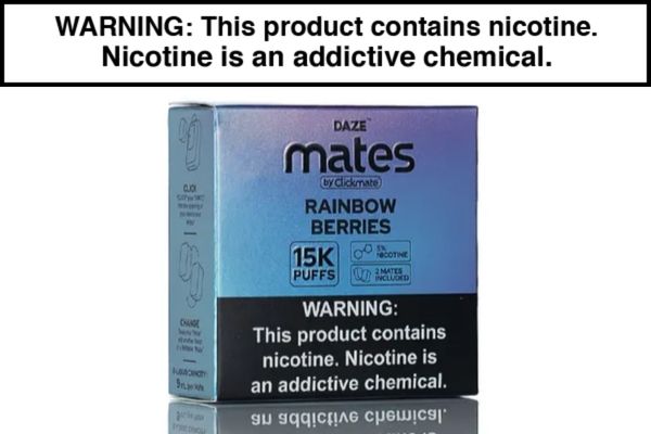 7 DAZE CLICKMATE MATES RECHARGE DISPOSABLE VAPE PODS - 15,000 PUFFS (2 PACK) - Image 21
