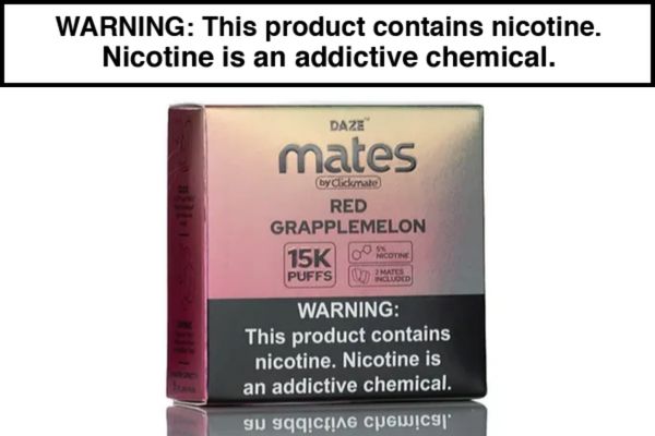 7 DAZE CLICKMATE MATES RECHARGE DISPOSABLE VAPE PODS - 15,000 PUFFS (2 PACK) - Image 22