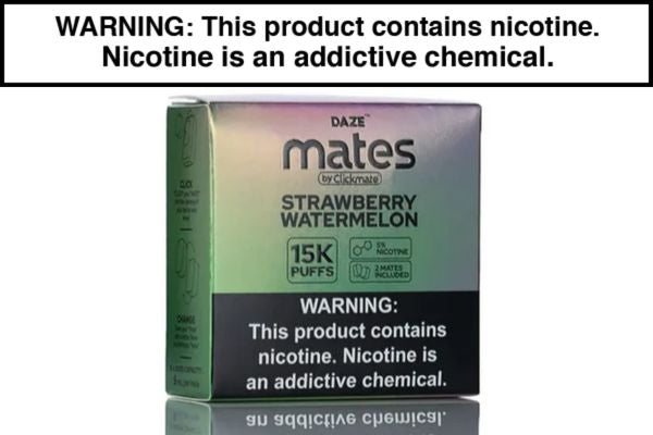 7 DAZE CLICKMATE MATES RECHARGE DISPOSABLE VAPE PODS - 15,000 PUFFS (2 PACK) - Image 27