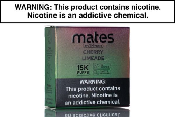 7 DAZE CLICKMATE MATES RECHARGE DISPOSABLE VAPE PODS - 15,000 PUFFS (2 PACK) - Image 4