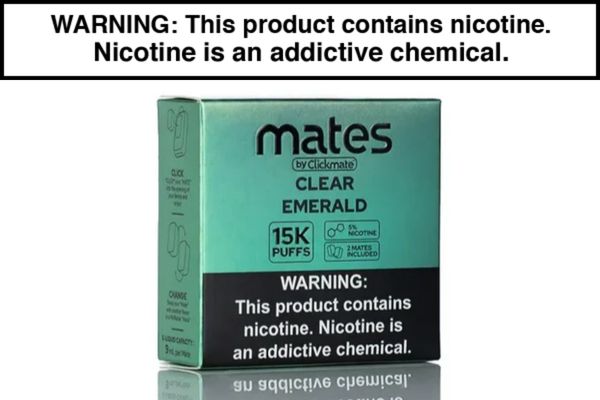 7 DAZE CLICKMATE MATES RECHARGE DISPOSABLE VAPE PODS - 15,000 PUFFS (2 PACK) - Image 5