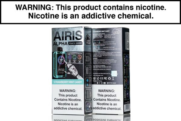 AIRIS ALPHA TOUCH 20K DISPOSABLE VAPE - 20,000 PUFFS - Image 2