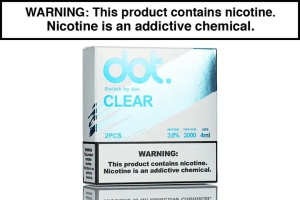 DOTMOD SWITCH PRE-FILLED DISPOSABLE PODS - 2000 PUFFS (2 PACK) - Image 4