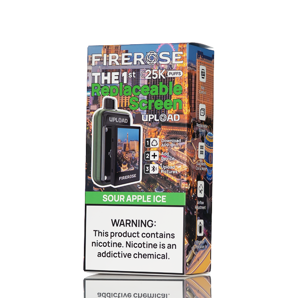Firerose Upload 25K 25000 Puffs Disposable FULL KIT 20mL - Image 3
