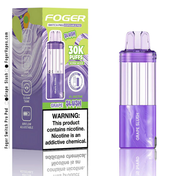 FOGER SWITCH PRO 30K TX DISPOSABLE POD - 30,000 PUFFS
