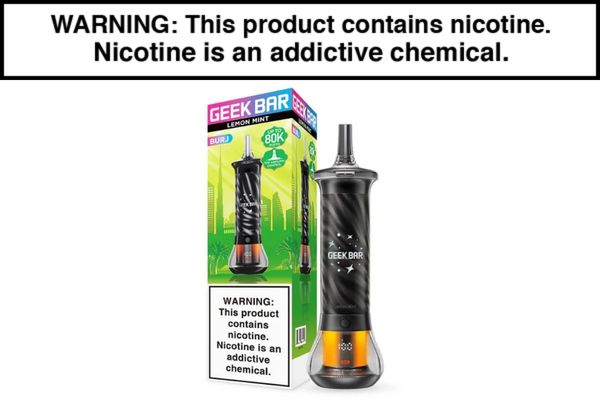 GEEK BAR BURJ DISPOSABLE E-HOOKAH - 80,000 PUFFS - Image 7
