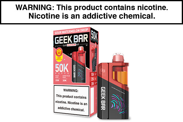 GEEK BAR CLIO PLATINUM DISPOSABLE VAPE KIT - 50,000 PUFFS - Image 5