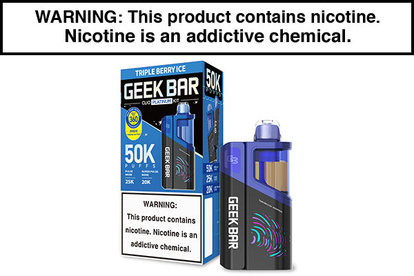 GEEK BAR CLIO PLATINUM DISPOSABLE VAPE KIT - 50,000 PUFFS - Image 7