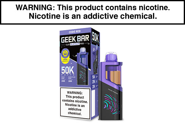 GEEK BAR CLIO PLATINUM DISPOSABLE VAPE PODS - 50,000 PUFFS - Image 2