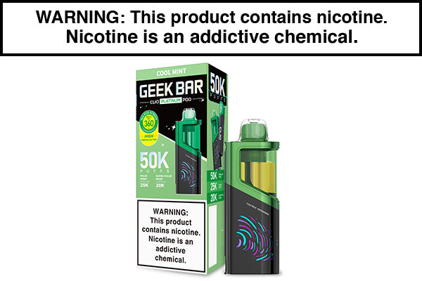 GEEK BAR CLIO PLATINUM DISPOSABLE VAPE PODS - 50,000 PUFFS - Image 3
