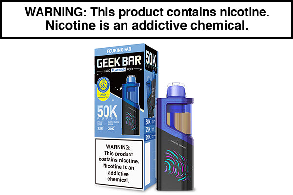 GEEK BAR CLIO PLATINUM DISPOSABLE VAPE PODS - 50,000 PUFFS - Image 5