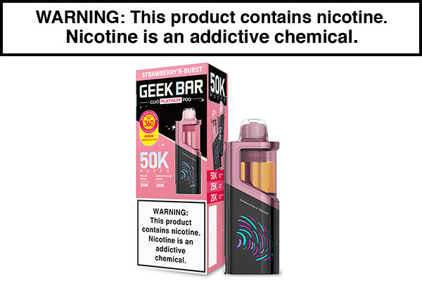 GEEK BAR CLIO PLATINUM DISPOSABLE VAPE PODS - 50,000 PUFFS - Image 8