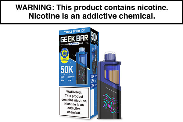 GEEK BAR CLIO PLATINUM DISPOSABLE VAPE PODS - 50,000 PUFFS - Image 9