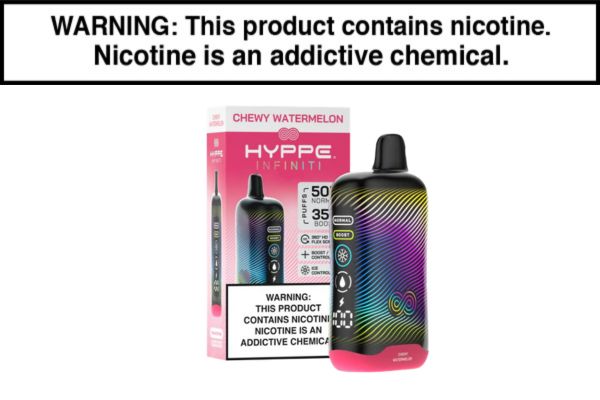 HYPPE INFINITI 50K DISPOSABLE VAPE - 50,000 PUFFS - Image 2