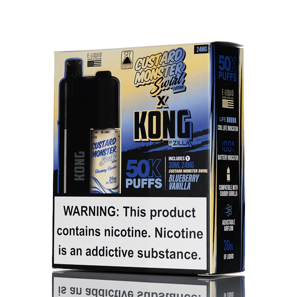 Monster Vape Labs X Kong by Zilla 50K Puffs Disposable 2.4% 30mL - Image 2